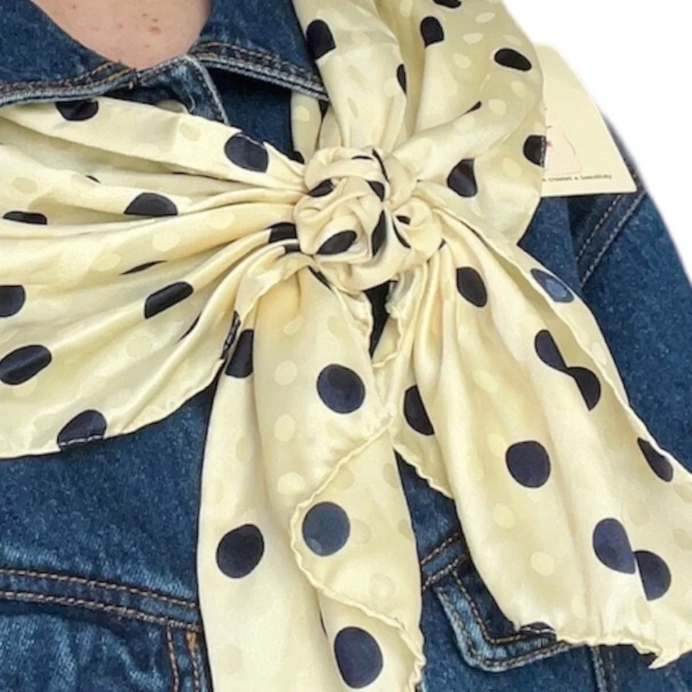 Vintage 1980’s Deadstock Easy Tie Scarf NWT - Picture 3 of 9